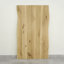 Ferron Oak Solid Wood Top Metal Base Dining Table-266378317-266378313