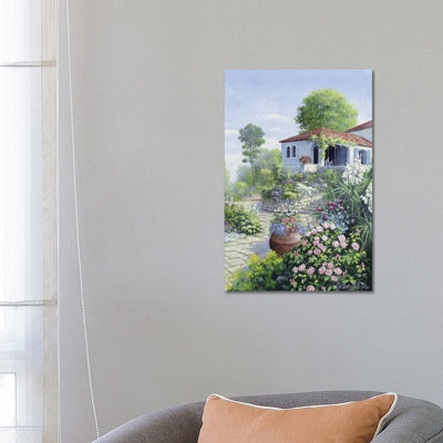 Italian Garden I by Peter Motz - Wrapped Canvas Gallery-Wrapped Canvas Giclée