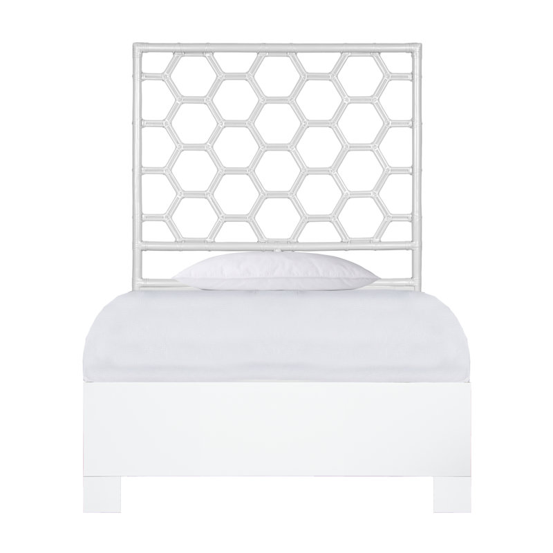 Honeycomb Standard Bed, Twin Extra Long, White