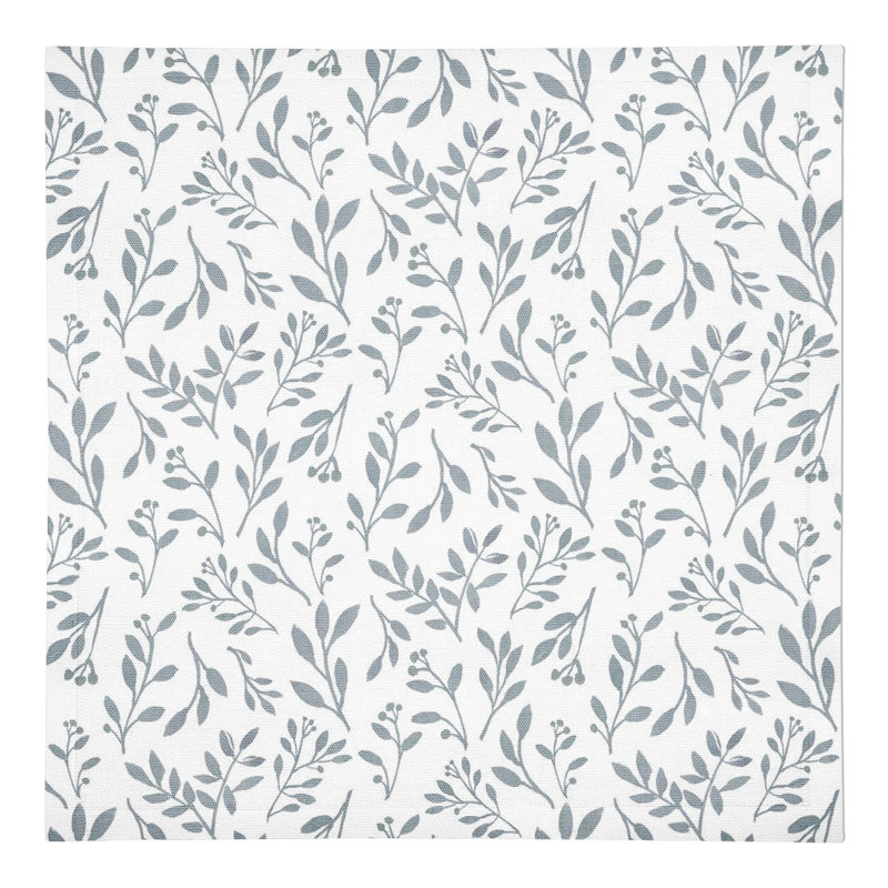 Chilyn Cotton Floral Rectangle Napkin, Blue/White