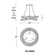 Veloce Unique Tiered Dimmable LED Chandelier