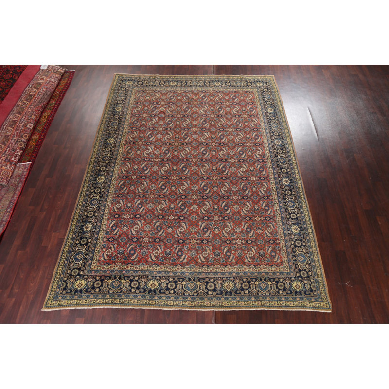 One-of-a-Kind 9'3" X 12'5" Wool Area Rug in Red