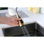 Robinet de cuisine à poignée simple avec douchette extractible-126278817
