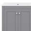 Meuble-lavabo 48 po avec lavabo, meuble-lavabo simple moderne avec portes et tiroir à fermeture en douceur, armoire de rangement pour salle de bain-461922116