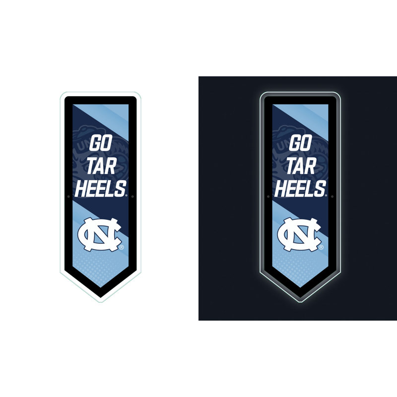 Enseigne murale NCAA Team Pennant, Université de North Carolina