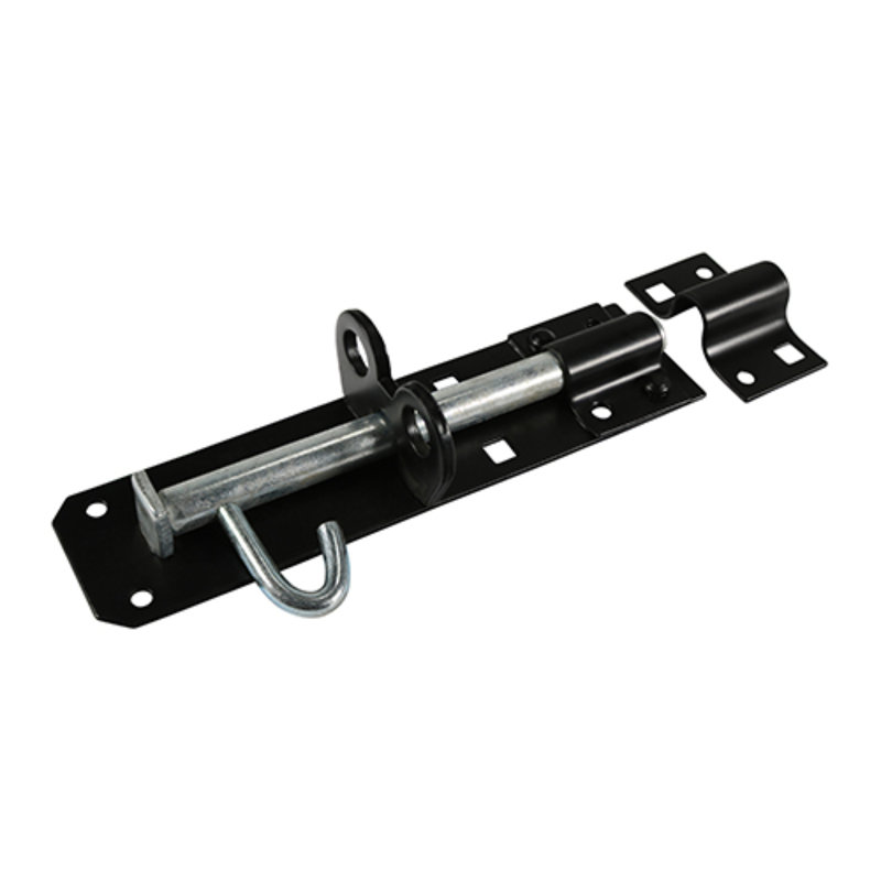 Allexandra Brenton Bolt, Black, 2.5cm H x 5cm W x 2.5cm D