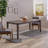 DINING TABLE WITH SQUARE LEG