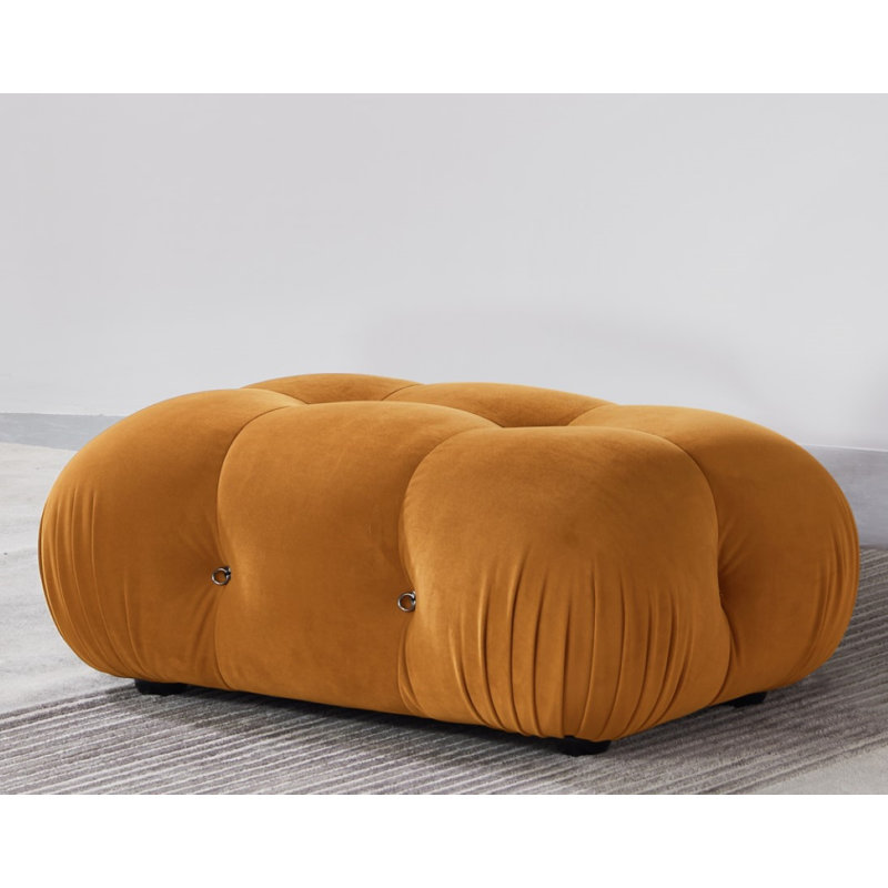 Damion Ottoman, Yellow Velvet