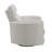 Sagen Beige Boucle Glider Recliner With Swivel