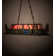 Rustic Lodge 6 - Light Antique Copper Pool Table Lights Pendant