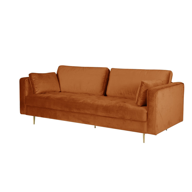 Athalia 3 Seater Sofa, Orange