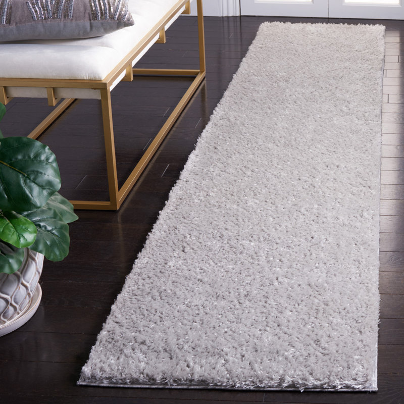 Tapis gris clair Nabu, Tapis de couloir 2 pi x 9 pi