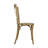Statice Indoor And Outdoor Commercial Grade Wood Look Resin Cross Back Chair-100257482
