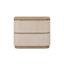 Mariella Nightstand-Beige Painted Linen