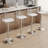 Swivel Upholstered Adjustable Height Counter Stool(Set of 4)-1090421204