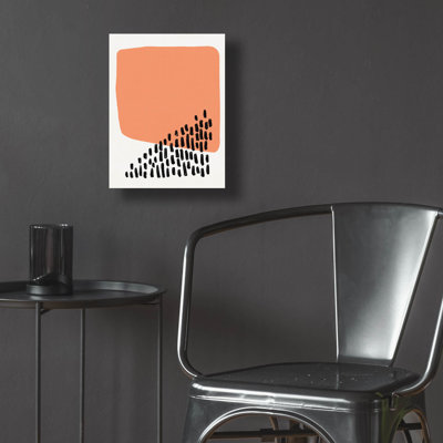 Art mural en verre Ebern Designs «Good Vibes I» par Jacob Green