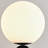 Black+Pink Glass+Carbon steel Free form Floor Lamps