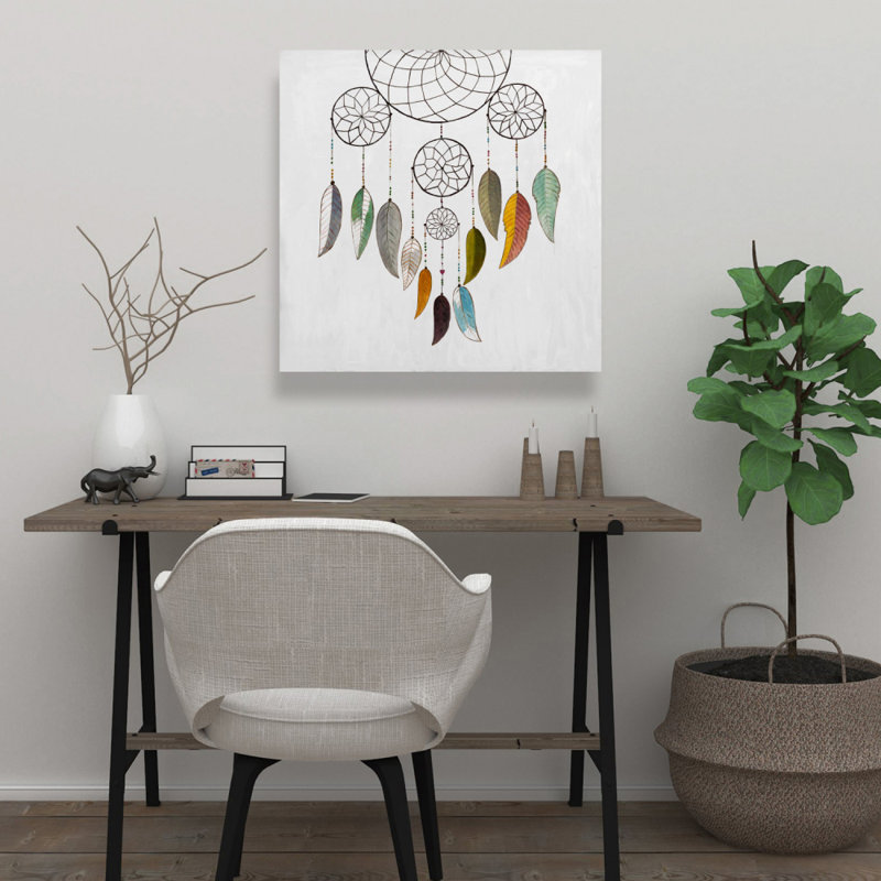 Toile de chambre à coucher bohémien Dreamcatcher | Art mural Home Decor