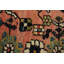 Tapis de couloir oriental traditionnel à motif végétal 4 x 15
