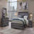 Metallic Grey Nightstand-529675707