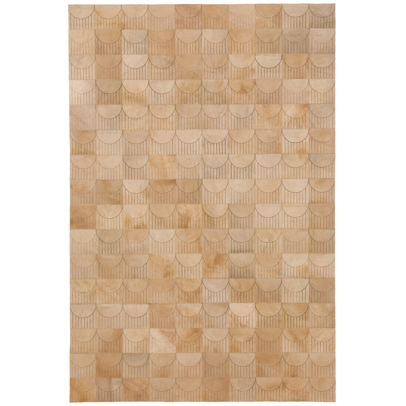 Art Hide Cowhide Area Rug in Orange