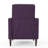 Button Tufted Upholstered Manual Push-Back Recliner -1831055569