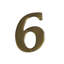 Kelesia 6cm H Reflective Metal House Number-1929703298-1929703326