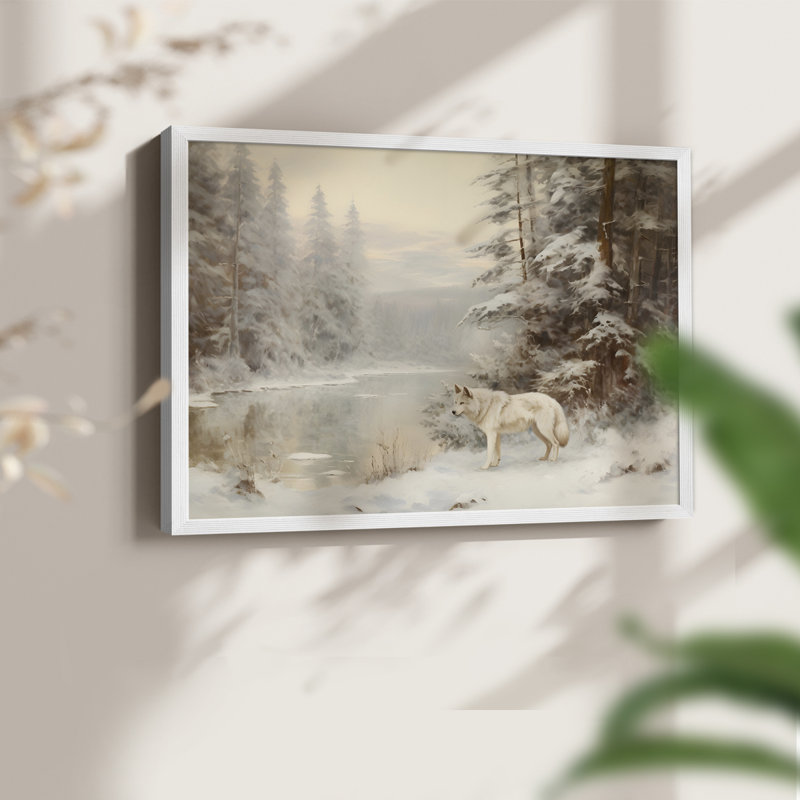 Paysages rétro-DCC-XXX-III - impression encadrée - réaménageable, H 8 po x l 10 po, Blanc