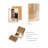 Elegant Decorative Framed MDF Paintings (3 Pieces), Solid Pine Wood Frame, 19.7 x 13.8 inches Each | 100% MDF & Bristol Paper, Double-Sided PVC Film (Shiny & Matte) | Perfect for Living Room & Office Decor-1875427510