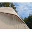 Tente de camping gonflable beige 9,8 x 13 pi avec auvent: installation sans effort et imperméable