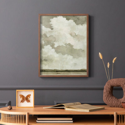 «Big Dark Sky II», reproduction encadrée - bois massif