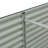 Manningtree vidaXL Garden Raised Bed Galvanized Steel, Garden Planter for Flowers and Planters, Raised Flower Bed, Weather-resistant-1889912873