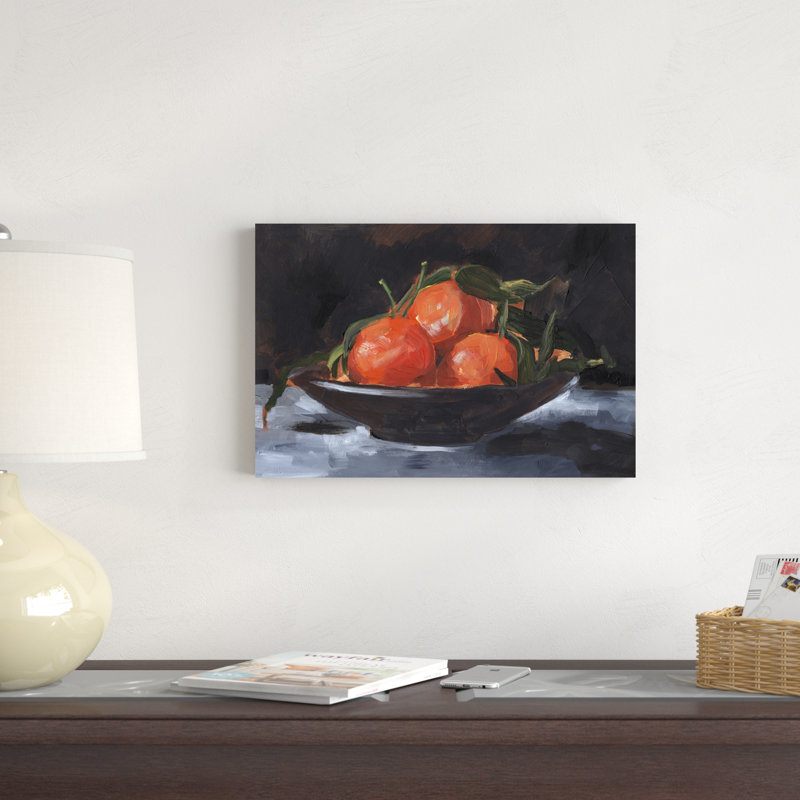 Assiette de fruits II, H 12 po x l 18 po