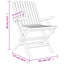 Foldable Outdoor Patio Dining Armchair
