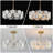 Modern Flower Glass Gold Chandelier-156439684-156439685