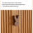 Nordic simple solid wood wardrobe