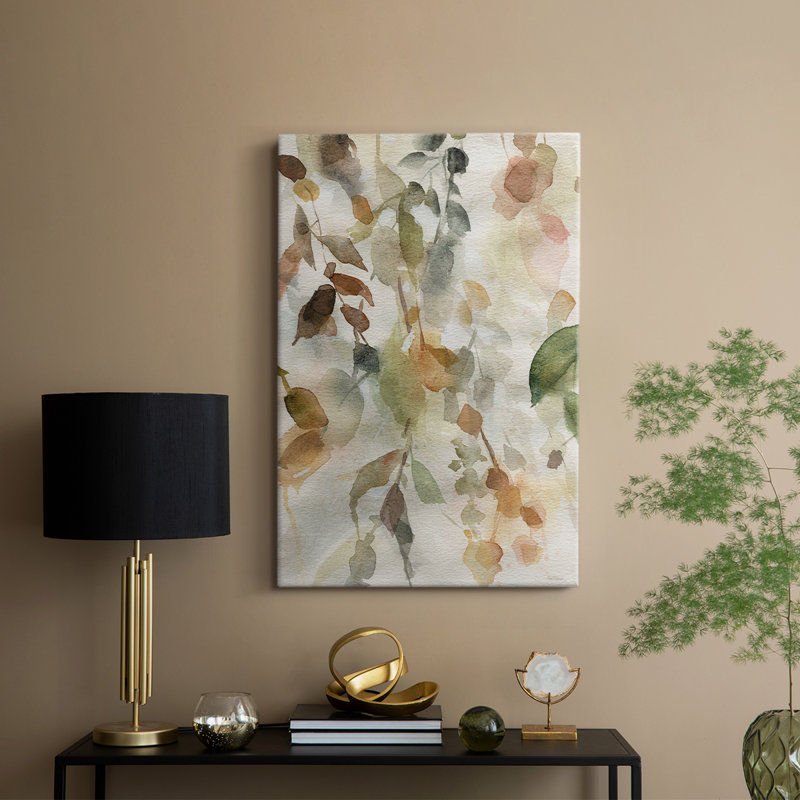Cascade de la nature II - galerie Cavas sur mesure, H 12 po x l 8 po