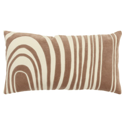 Hatton 100% Cotton Lumbar Rectangular Pillow Cover & Insert