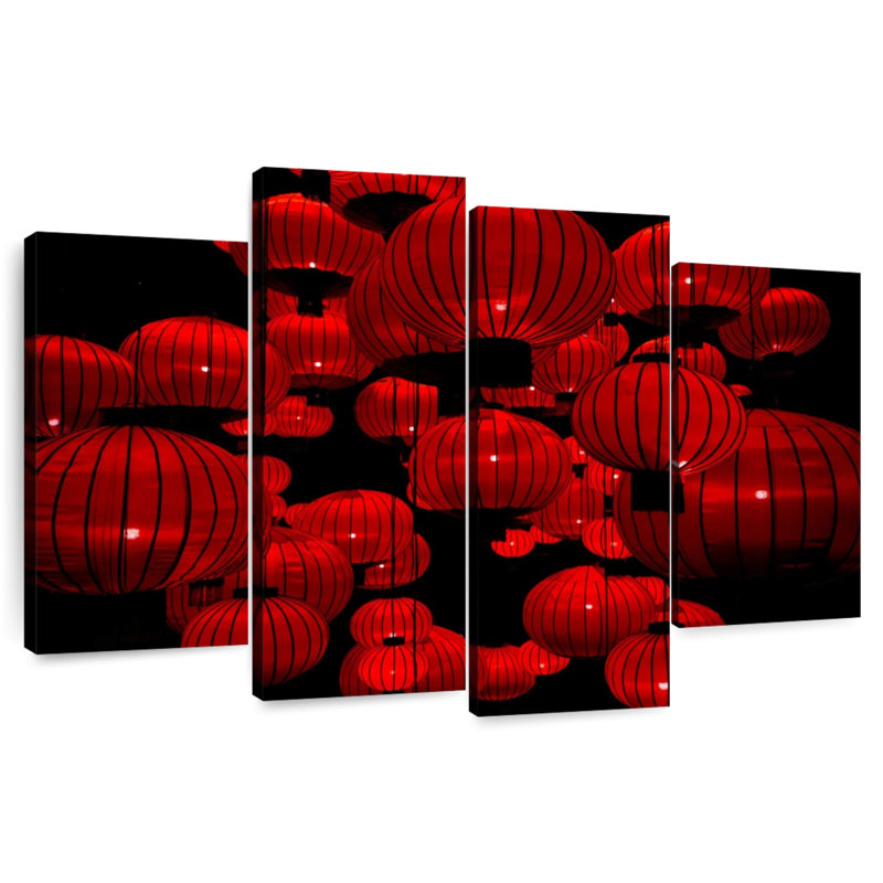 Lanternes chinoises rouges Nicci