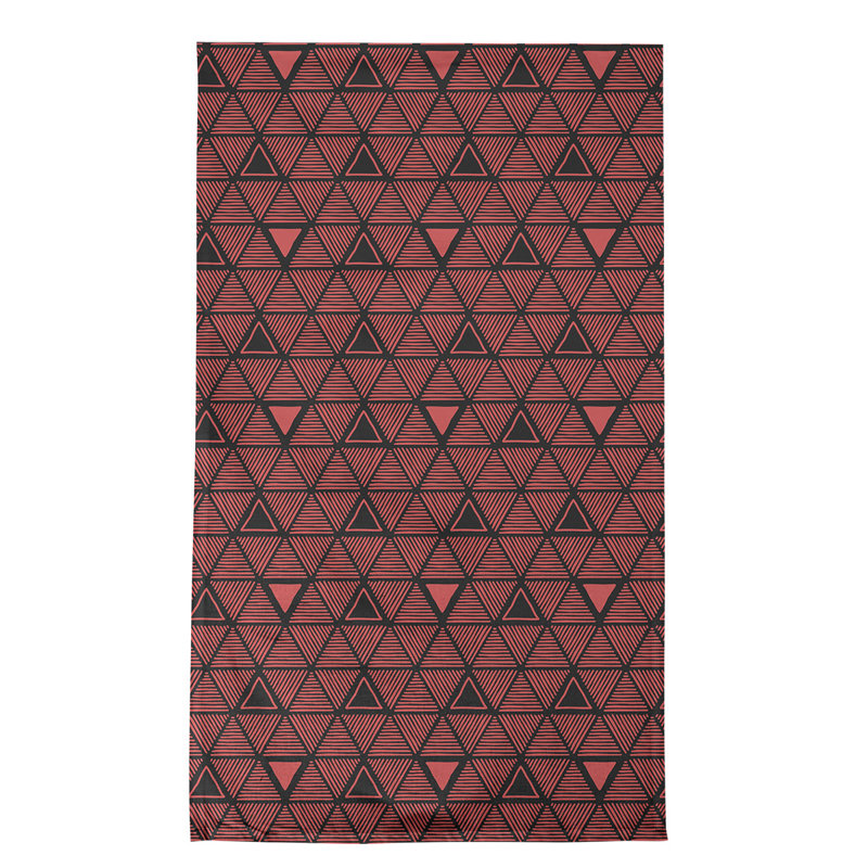 Jordao Tea Towel Kitchen Towel, Black/Rose, Poly Twill