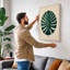 Monstera Leaf Study Botanical - Wrapped Canvas-1518062148-1518062154
