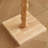 Solid Wood Square End Table,Pedestal Drink Table, Small Corner Table，Tall Plant Stand-Wood-186773990