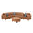 125.25'' Square Arms Modular Sofa-100845871