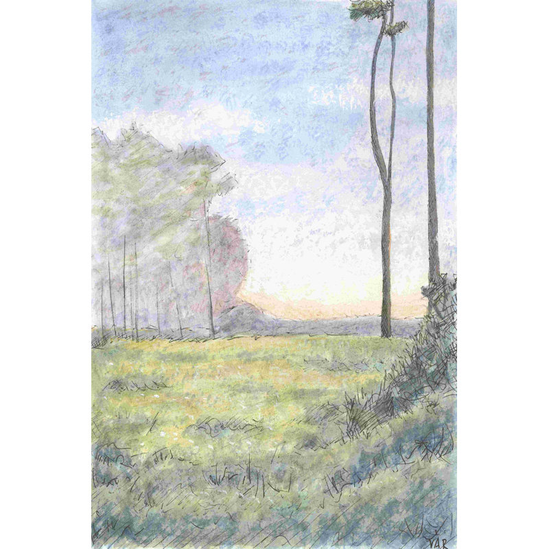 Horizon tranquille I, H 18 po x l 12 po