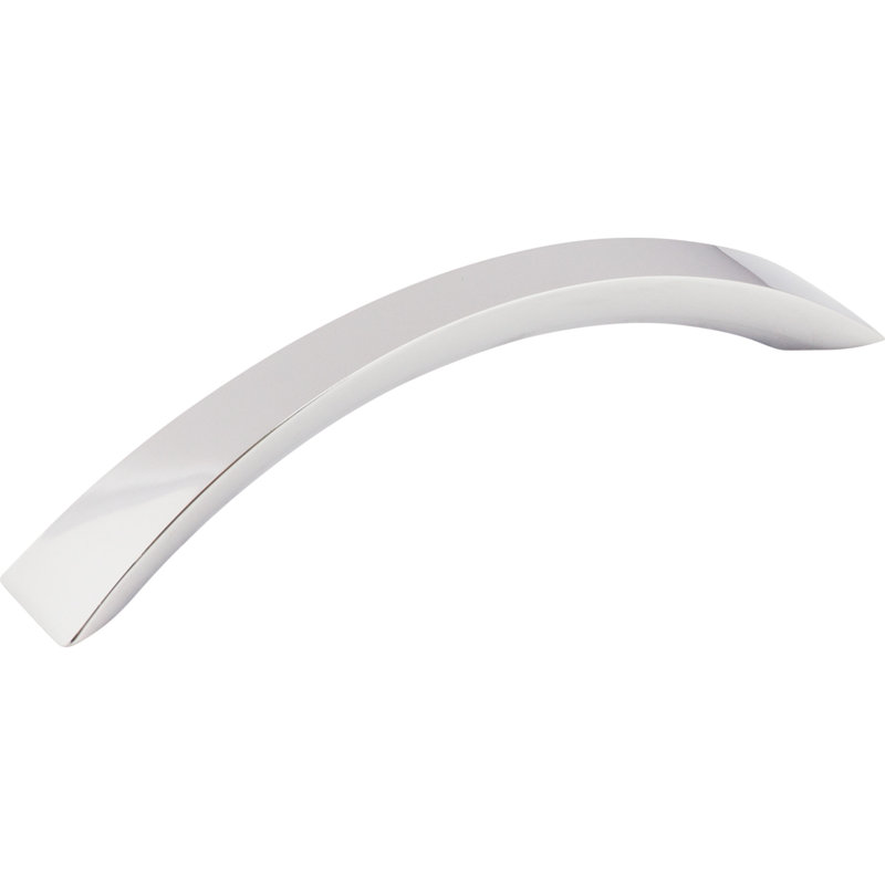 Crescent Flair 5 1/16" Center to Center Bar pull, Polished Chrome