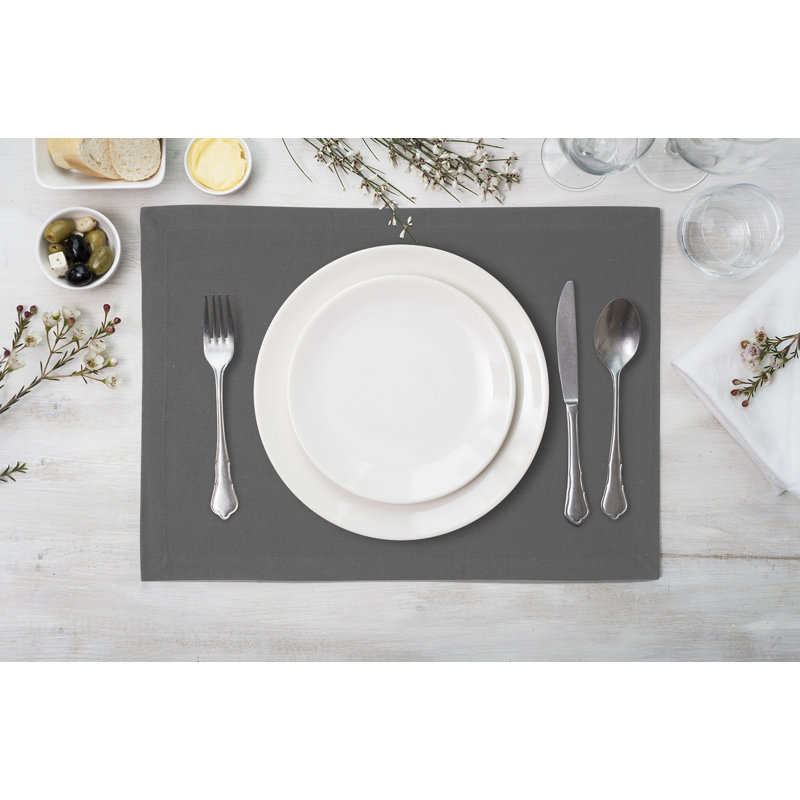 Drian 100% Cotton Rectangle, Pewter