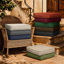 Coussin de siège en mousse à haute résilience 22 po x 22 po x 4 po avec poignée et dessous antidérapant-125773654-129158739