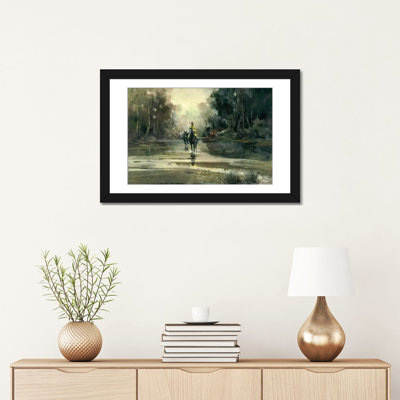 « creek » par ernest chiriacka, impression sur toile tendue