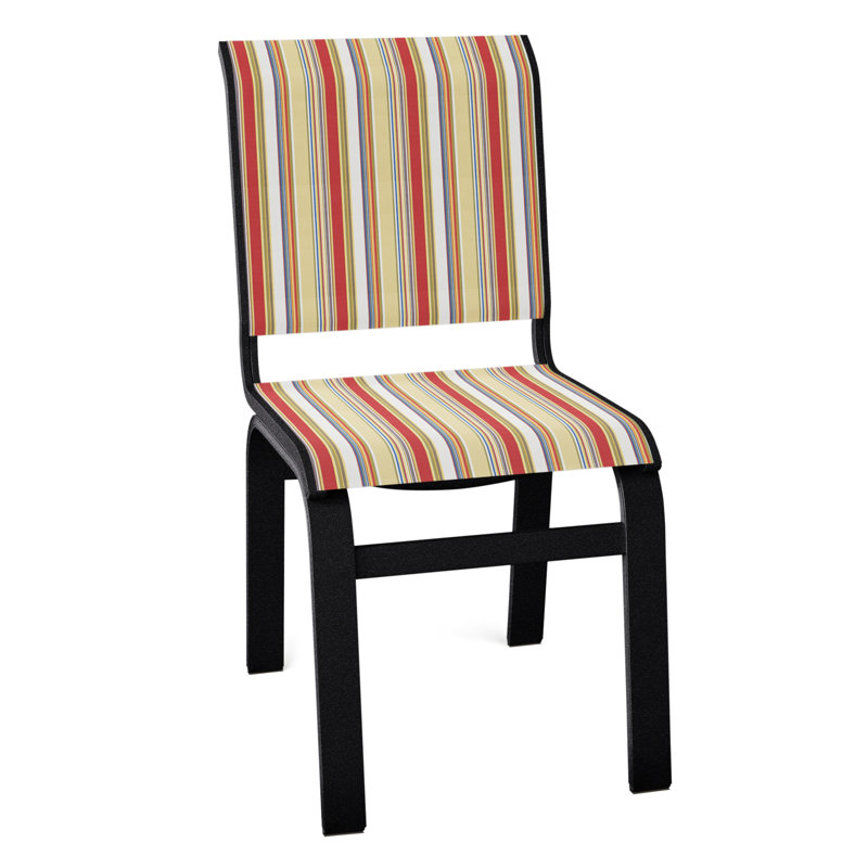 Chaise d'appoint de salle à manger Hiraku, Noir texturé, Fiesta