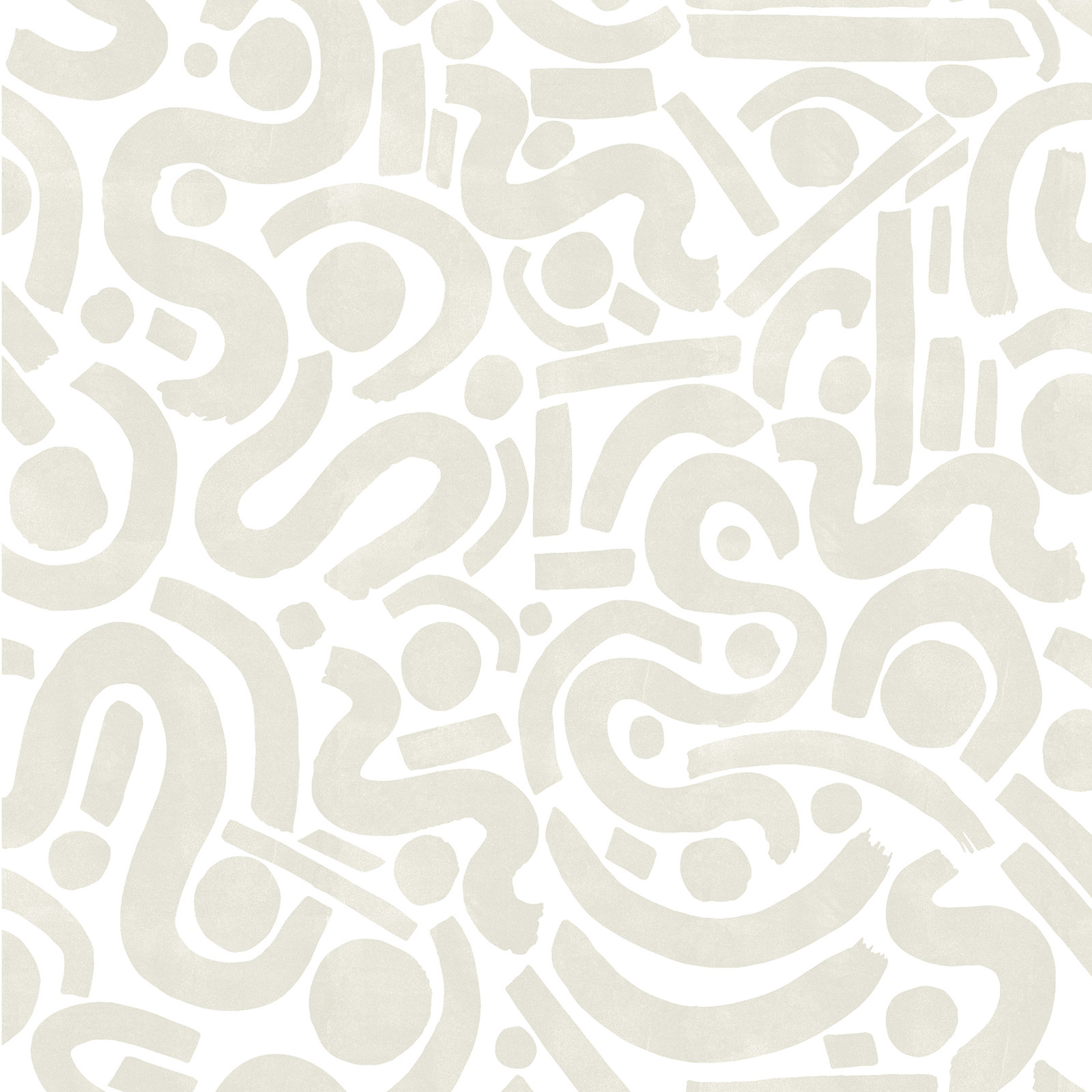 Peel & Stick Geometric Wallpaper, Taupe